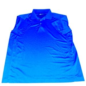 Nike Blue Polo Shirt Lightweight Casual